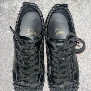 Christian Louboutin Black Spiked Men's Sneakers